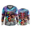4794 WOMENS V NECK LONGSLEEVE ALL-SMASH-NO-PASS