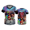 4794 WOMENS V NECK ALL-SMASH-NO-PASS
