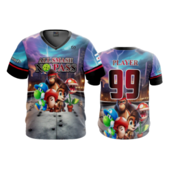 4794 MENS SPORT V NECK ALL-SMASH-NO-PASS