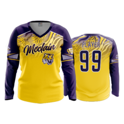 4791 WOMENS V NECK LONGSLEEVE MCCLAIN-FP-2