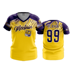 4791 WOMENS V NECK MCCLAIN-FP-2