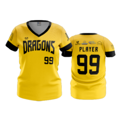 3308 WOMENS V NECK DRAGONS-2
