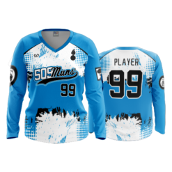 3330 WOMENS V NECK LONGSLEEVE 509-MUNS-2