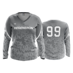 3420 WOMENS V NECK LONGSLEEVE REGENERON-1