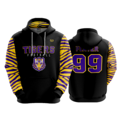 4802 UNISEX FLEECE HOODY TIGER-YOUTH-FOOTBALL