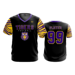4802 MENS SPORT V NECK TIGER-YOUTH-FOOTBALL