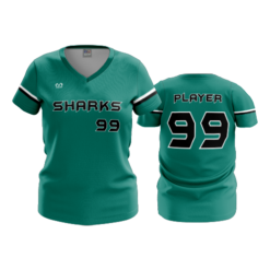 3874 WOMENS V NECK COLUMBUS-SHARKS-25-2