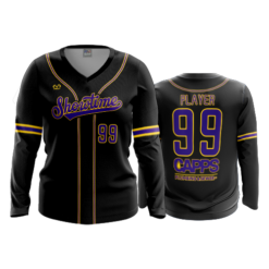 4813 WOMENS V NECK LONGSLEEVE SHOWTIME-1