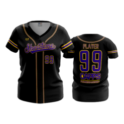 4813 WOMENS V NECK SHOWTIME-1