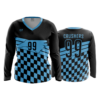 3991 WOMENS V NECK LONGSLEEVE CAROLINA-CRUSHERS-1