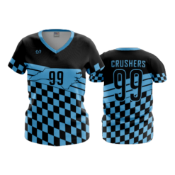 3991 WOMENS V NECK CAROLINA-CRUSHERS-1