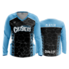 3991 WOMENS V NECK LONGSLEEVE CAROLINA-CRUSHERS-4