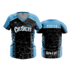 3991 WOMENS V NECK  CAROLINA-CRUSHERS-4
