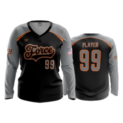 4812 WOMENS V NECK LONGSLEEVE SOUTHERN-OHIO-FORCE-1