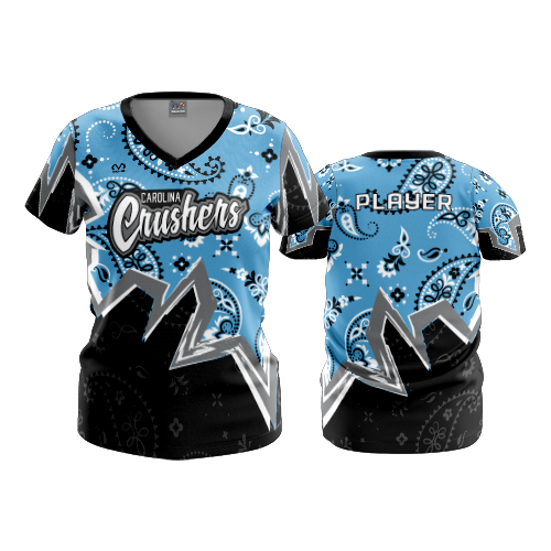 4820 WOMENS V NECK  CAROLINA-CRUSHERS-1