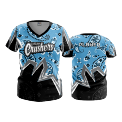 3991 WOMENS V NECK  CAROLINA-CRUSHERS-1