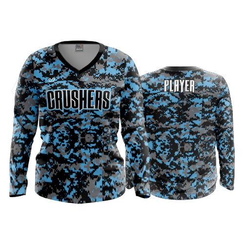 4820 WOMENS V NECK LONGSLEEVE CAROLINA-CRUSHERS-3