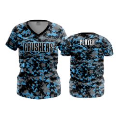 3991 WOMENS V NECK  CAROLINA-CRUSHERS-3