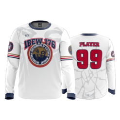 3896 MENS SPORT CREW NECK LONGSLEEVE IBEW-176-1