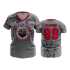 3896 WOMENS V NECK IBEW-176-2