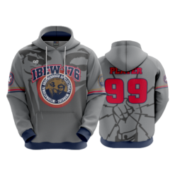 3896 UNISEX FLEECE HOODY IBEW-176-2