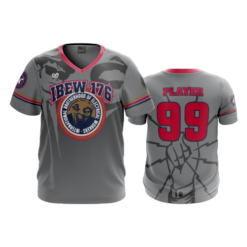 3896 MENS SPORT V NECK IBEW-176-2