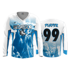 4804 WOMENS V NECK LONGSLEEVE MCREGOR-2