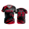 4817 WOMENS V NECK DIABLOS-1