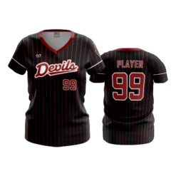 4814 WOMENS V NECK DEVILS-1