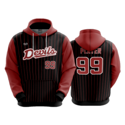 4814 UNISEX FLEECE HOODY DEVILS-1