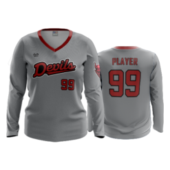 4814 WOMENS V NECK LONGSLEEVE DEVILS-2