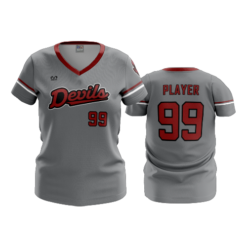 4814 WOMENS V NECK DEVILS-2