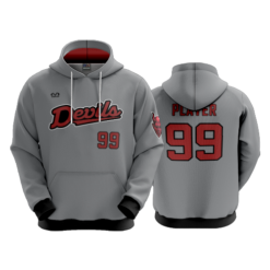 4814 UNISEX FLEECE HOODY DEVILS-2