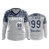 3379 WOMENS V NECK LONGSLEEVE GAMERS-1