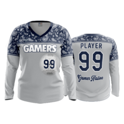 3379 WOMENS V NECK LONGSLEEVE GAMERS-1