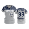 3379 WOMENS V NECK GAMERS-1