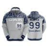 3379 UNISEX FLEECE HOODY GAMERS-1