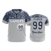 3379 MENS 2 BUTTON SCOOP NECK GAMERS-1