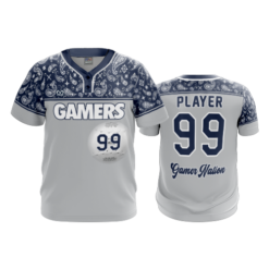 3379 MENS 2 BUTTON SCOOP NECK GAMERS-1
