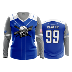 3149 WOMENS V NECK LONGSLEEVE CENTRAL-OHIO-ICE-3