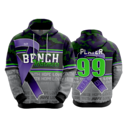 4834 UNISEX FLEECE HOODY BENCHWARMERS-1