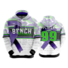 4834 UNISEX FLEECE HOODY BENCHWARMERS-2