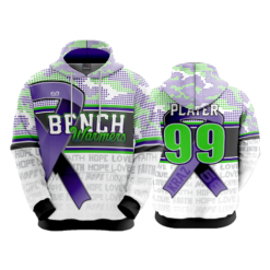 4834 UNISEX FLEECE HOODY BENCHWARMERS-2