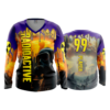 4830 WOMENS V NECK LONGSLEEVE RADIOACTIVE-1