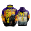 4830 UNISEX FLEECE HOODY RADIOACTIVE-1