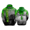 4830 UNISEX FLEECE HOODY RADIOACTIVE-2