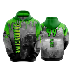 4830 UNISEX FLEECE HOODY RADIOACTIVE-2