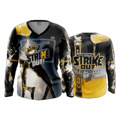 1727 WOMENS V NECK LONGSLEEVE KG-SOFTBALL-1