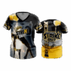 1727 WOMENS V NECK KG-SOFTBALL-1