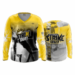 1727 WOMENS V NECK LONGSLEEVE KG-SOFTBALL-2